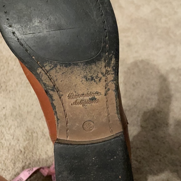 Vintage size 38 brown leather boots - Picture 6 of 6